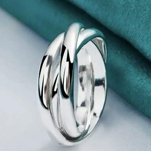Triple Stacked "Puzzle" Ring