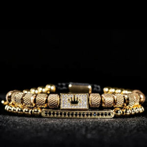 2pce Gold Bracelet