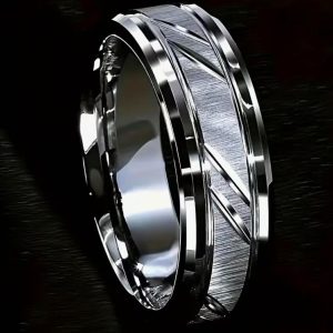 Brushed Titanium Ring - 6mm