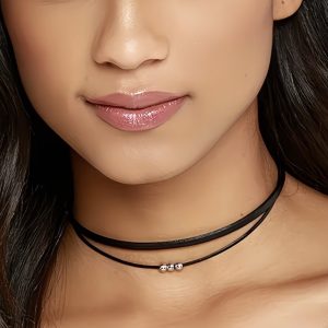 Double Leather Choker